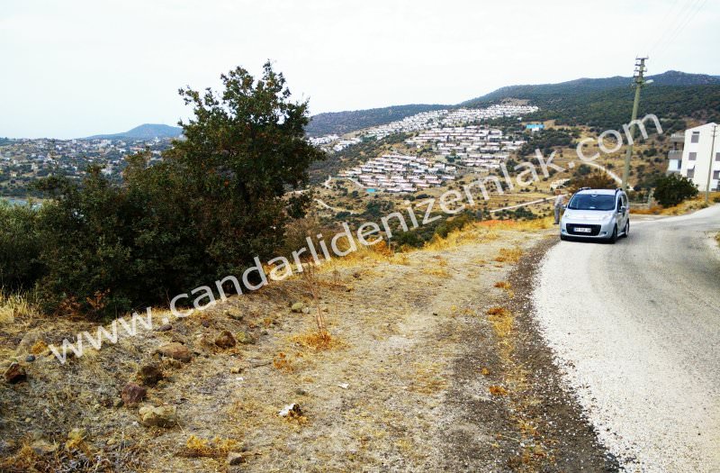Çandarlı Eyko Adalar Manzaralı Satılık Arsa